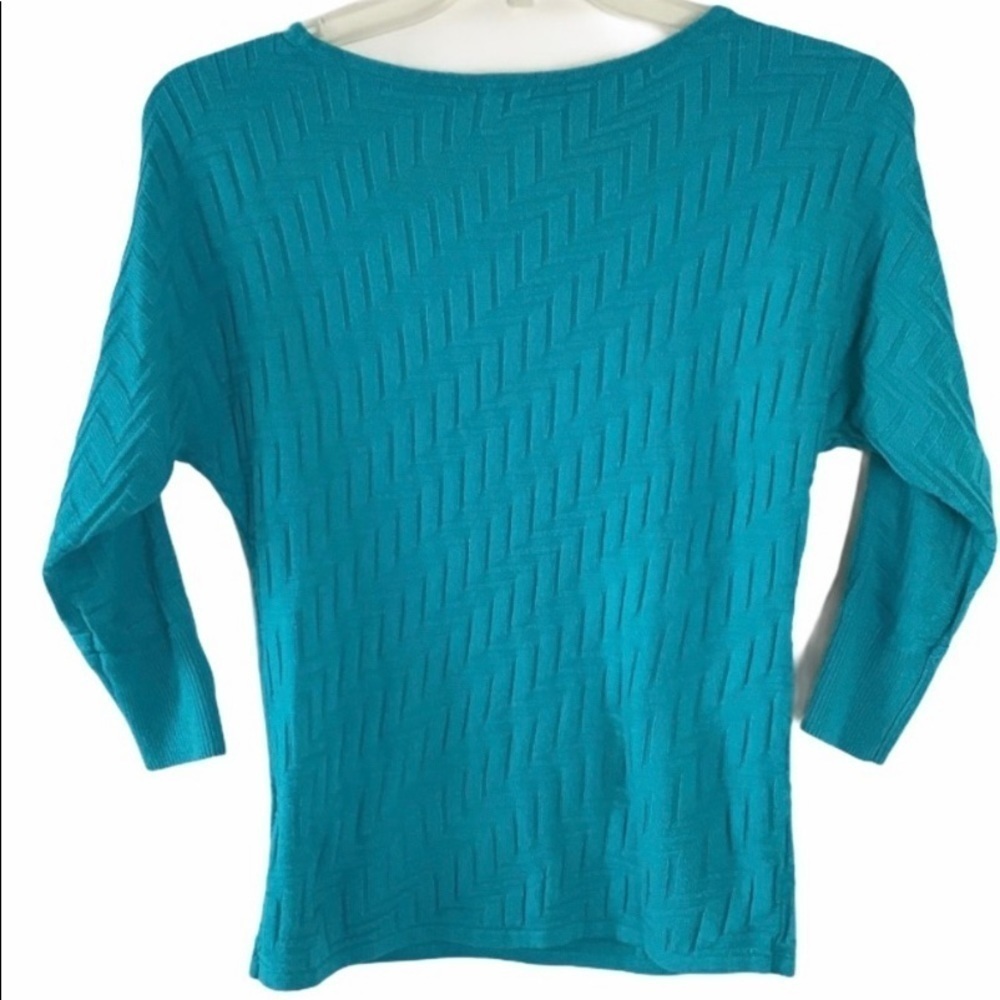 New York & Company Textured Top Dolman Sleeves Size XS - Picture 2 of 5